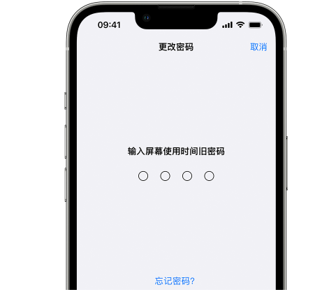 蒙山iPhone屏幕维修分享iPhone屏幕使用时间密码忘记了怎么办 