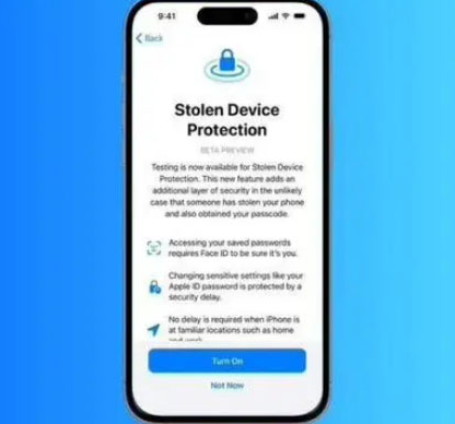 蒙山苹果授权维修店分享被盗设备保护功能开启方法 