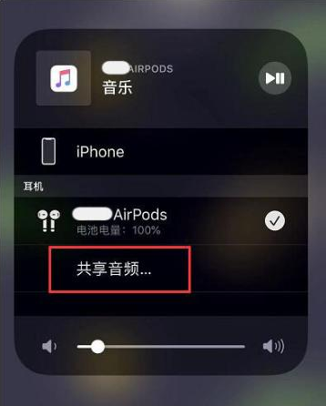 蒙山苹果14音频维修点分享iPhone14音频共享设置方法 