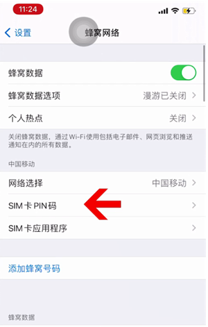 蒙山苹果14维修网分享如何给iPhone14的SIM卡设置密码 