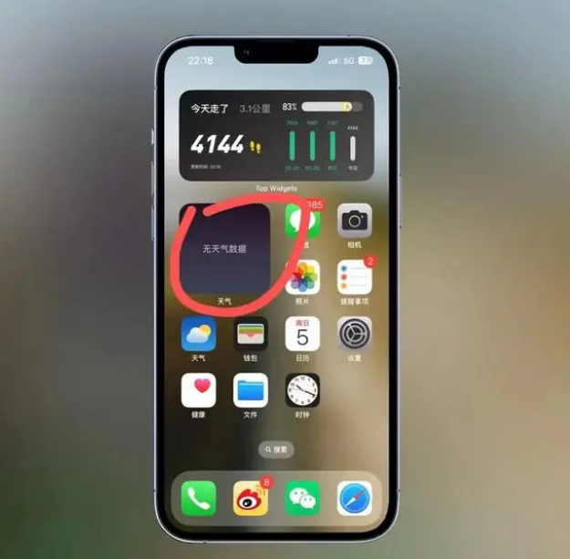 蒙山苹果手机维修分享:iOS16主屏幕天气小组件无法正常工作怎么办？ 