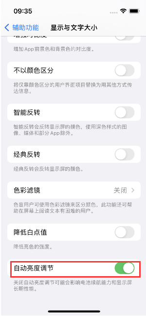 蒙山苹果15维修店分享iPhone 15 Pro系列屏幕亮度 