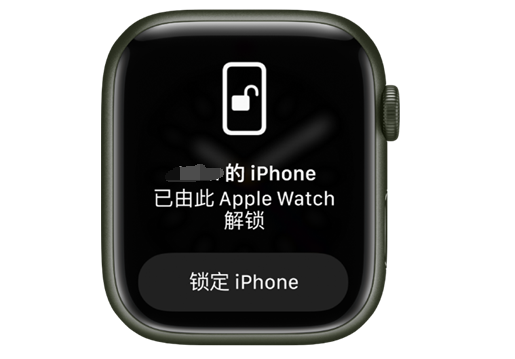 蒙山苹果手机维修分享用 AppleWatch 解锁配备面容 ID 的 iPhone方法 