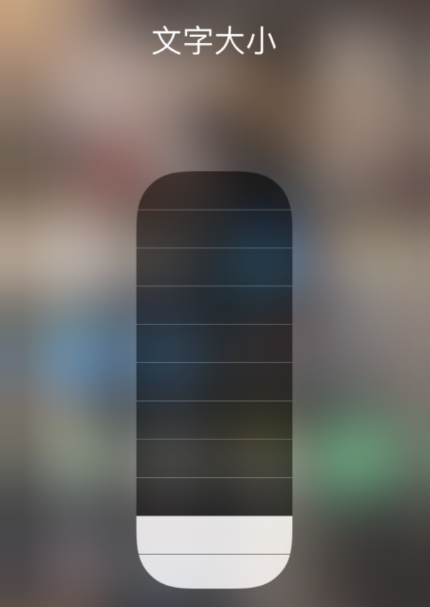 蒙山苹果手机维修分享小技巧：在 iPhone 控制中心快速调节字体大小 